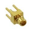 0734152121 MMCX Connector Plug, Male Pin 50 Ohms Through Hole Solder :RoHS