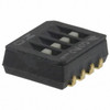 Pack of 2 CHS-04TA Switch Dip SPST 4 Position Surface Mount Slide (Standard) Actuator 100mA 6VDC : RoHS