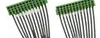 Pack of 2 A12ZR12ZR28H203B Jumper 12 Position Cable Assembly Rectangular Socket to Socket 0.667' (203.20mm, 8.00"), RoHS