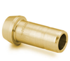 B-601-PC Port Connector 3/8PC X 3/8TA Brass Tube Fitting