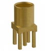 Pack of 4 135-3701-201 MMCX Connector Jack, Female Socket 50 Ohms Through Hole Solder :RoHS