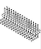 Pack of 6 PBC36SAAN Connector Header Through Hole 36 position 2.54MM :RoHS