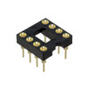Pack of 2 ICA-308-SGG Connector 8 (2 x 4) Pos DIP, 0.3" (7.62mm) Gold Row Spacing Socket Through Hole : RoHS