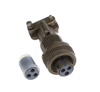 MS3106E10SL-3S Connector 3 Position Circular Plug, Female Sockets Solder Cup