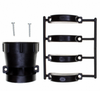 206512-1 Connector Accessories Clamp Thermoplastic Black Individual