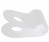 Pack of 10 CCS12-S8-C Cable Clip P-Type Natural Fastener , RoHs