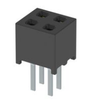 MMS-102-01-F-DV Connector Receptacle 4 Position 0.079 Gold PCB, RoHs