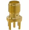 Pack of 2 142-0701-201 Connector SMA Jack STR 50 OHM PCB, RoHs