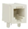RJ11-4L-B Jack Modular Connector 6p4c (RJ11, RJ14) 90° Angle (Right) Unshielded