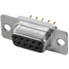 Pack of 5 A-DF 09 PP/Z-BK Connector D-Sub 9 Position Vert Solder, RoHs