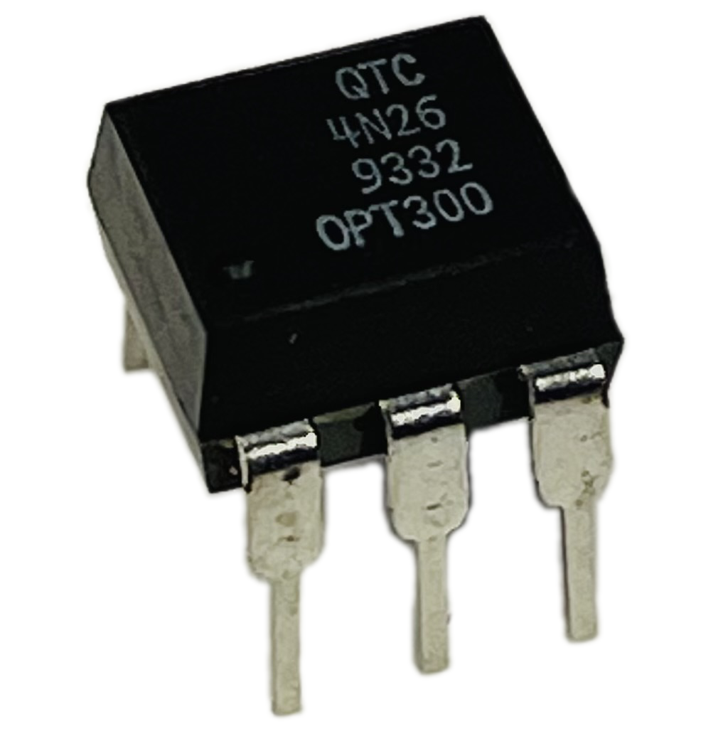 4N26 Single Channel 30 V 1500 Vrms Transistor Output Optocoupler ...