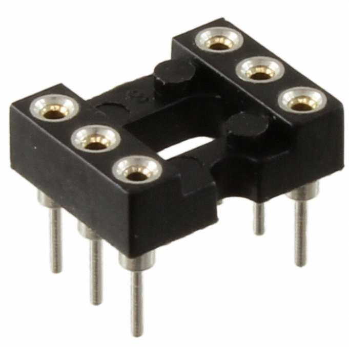 Pack of 5 110-87-306-41-001101 Conn IC Dip Socket 6POS Gold, RoHs