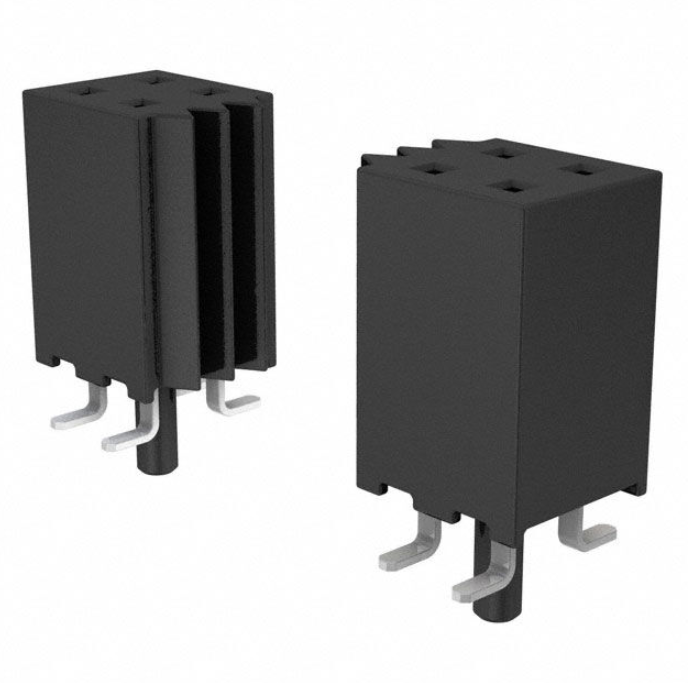 Pack of 2 SQW-110-01-L-D-VS-A CONN RCPT 20POS 0.079 Gold SMD, RoHs