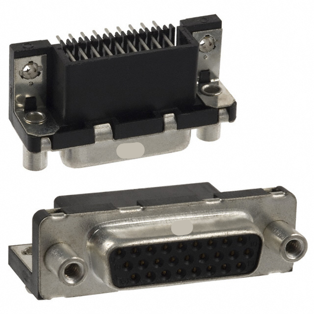 ICD26S13E4GV00LF CONN D-SUB HD RCPT 26P R/A SLDR, RoHs