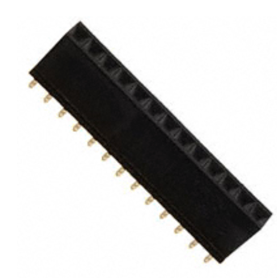 66951-013 Connector 13 Position Receptacle 0.100" (2.54mm) Through Hole Gold