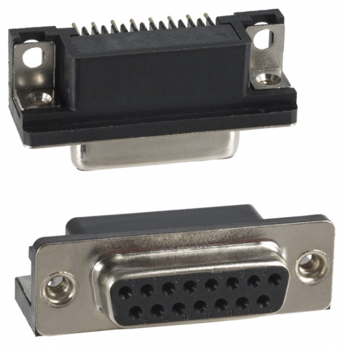Pack of 10 182-015-213R171 Connector 15 Position D-Sub Receptacle, Female Sockets, RoHs