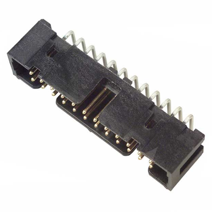 2524-5002UB Connector Header Through Hole, Right Angle 24 position 0.100" (2.54mm)
