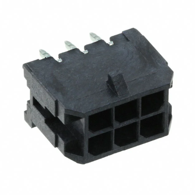 Pack of 4 0430450612 CONN HDR VERT 6POS 3MM, Rohs