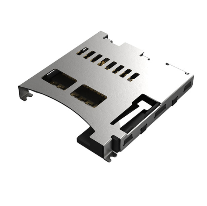 Pack of 4 MEM2051-00-195-00-A CONN Micro-SD Card R/A SMD, Rohs
