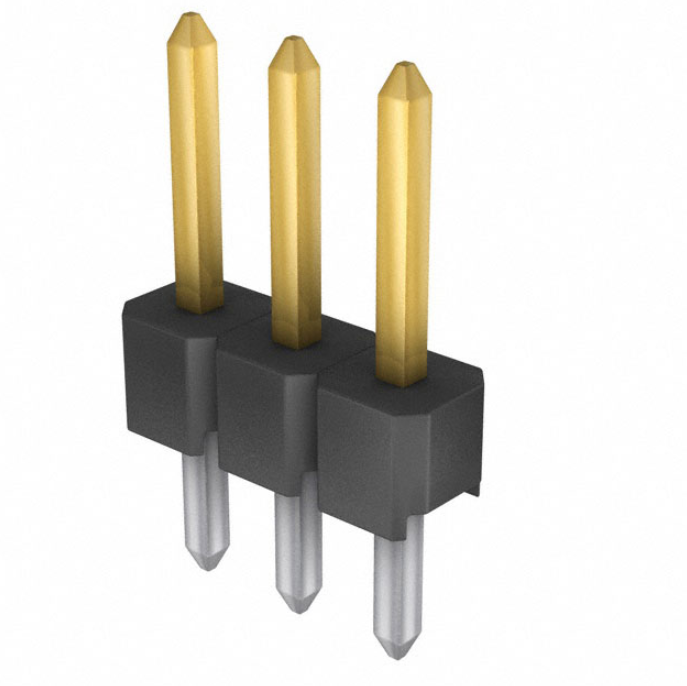 Pack of 5 961103-6404-AR Connector Header Vert 3POS 2.54MM, Rohs