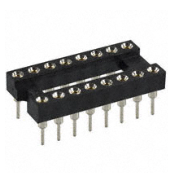Pack of 10  AR16-HZL-TT-R  Connector 16 (2 x 8) Pos DIP, 0.3" (7.62mm) Row Spacing Socket Tin Through Hole, AR 16-HZL-TT