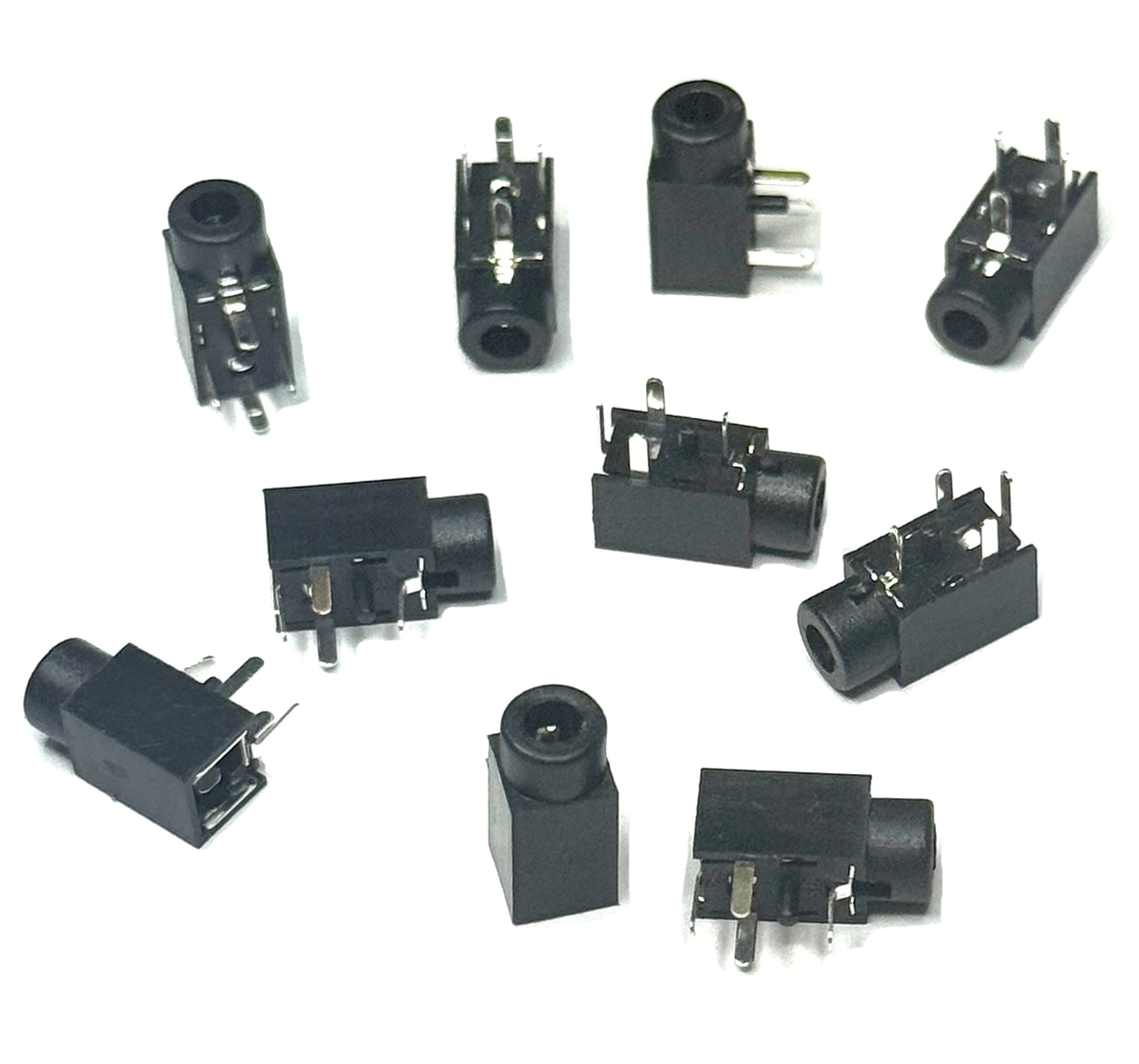 Pack of 10 Phone Audio Connector Socket 4 pin PCB Mount Headphone 3.5mm Jack