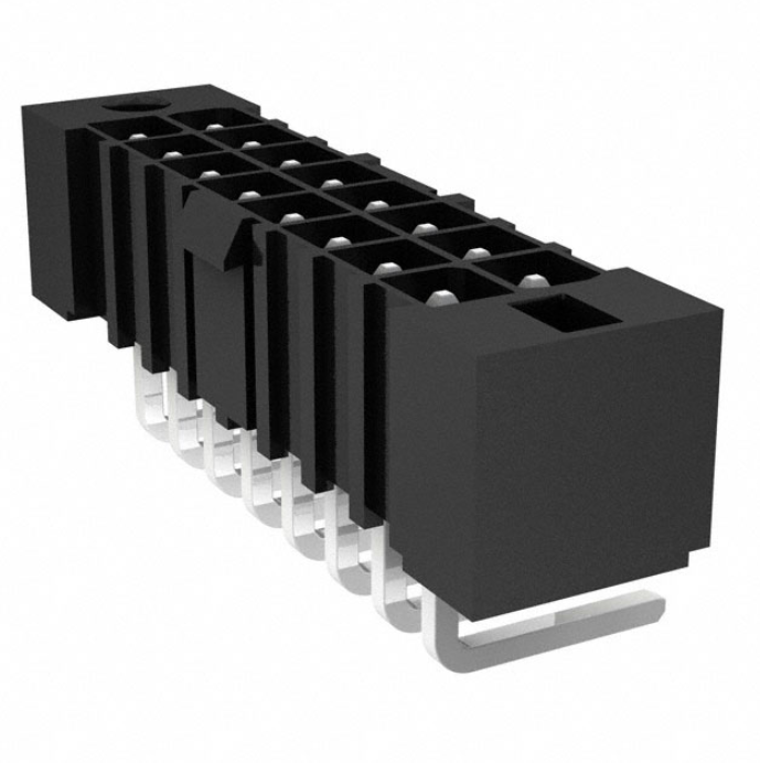 Pack of 2 IPBT-108-H1-T-D-RA-GP Connector Header R/A 16POS 4.2MM, Rohs