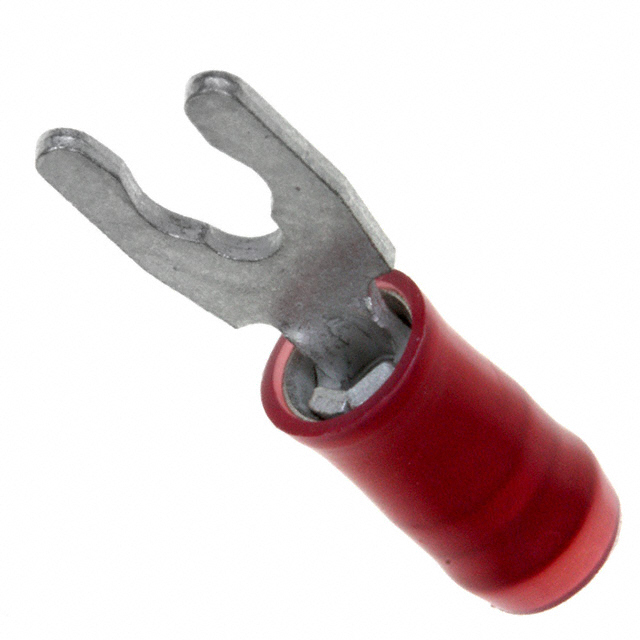Pack of 10 52929 Connector Crimp Red 6 Stud Spade Terminal 16-22 AWG
