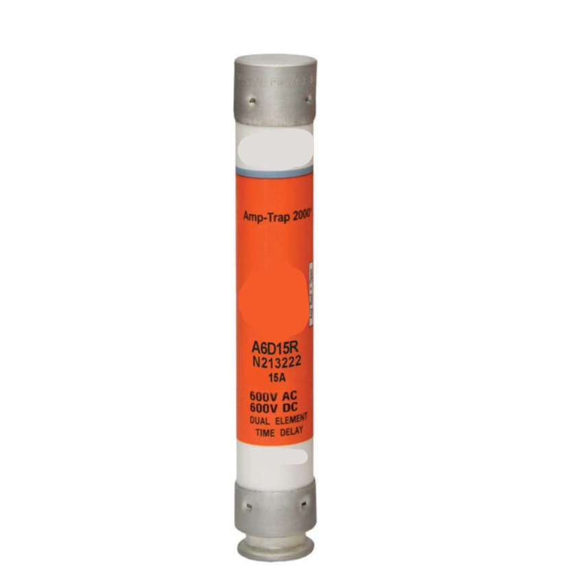A6D15R Fuse Cartridge Requires Holder 15A 600 VAC 600 VDC