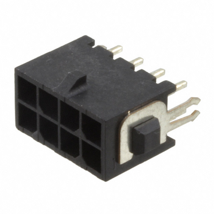 Packo of 4 3-794681-8 Connector Header Through Hole 8 position 0.118" (3.00mm) , Rohs