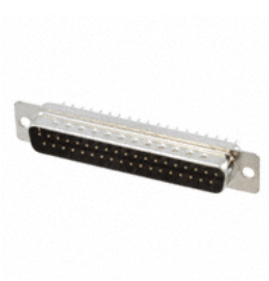 Pack of 4 A-DS 37 PP/Z Connector 37 Position D-Sub Plug, Male Pins