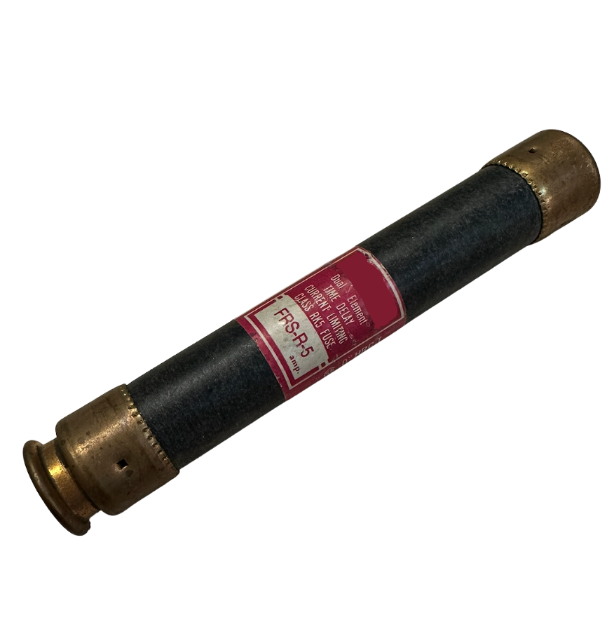 FRS-R-5 Fuse Cartridge Requires Holder 5A 600 VAC 300 VDC