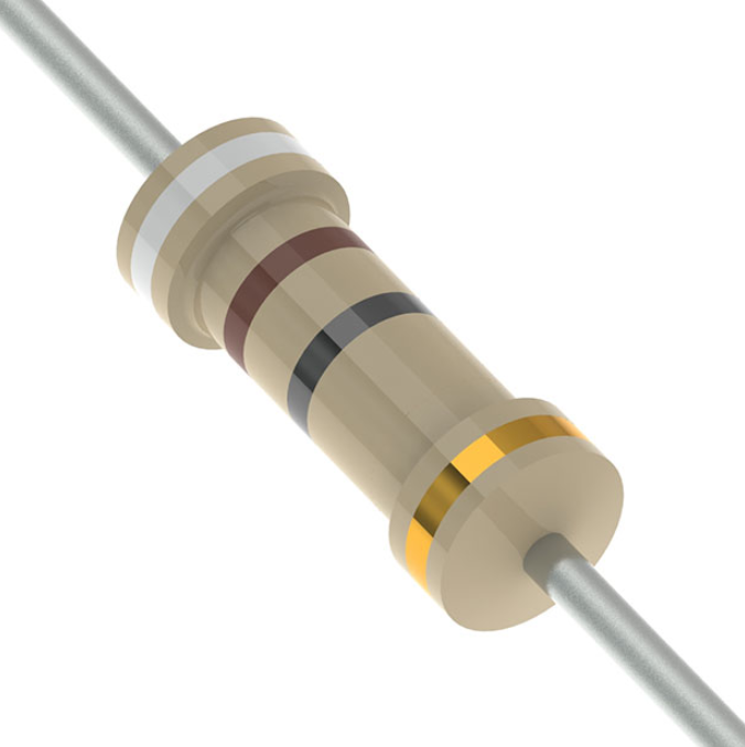 Pack of 10 CFR-25JB-91R Resistor 91 OHM 5% 1/4W Axial