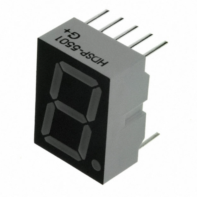 HDSP-5501-GH000 LED Display Module Red 7SEG 0.56" SGL 10DIP