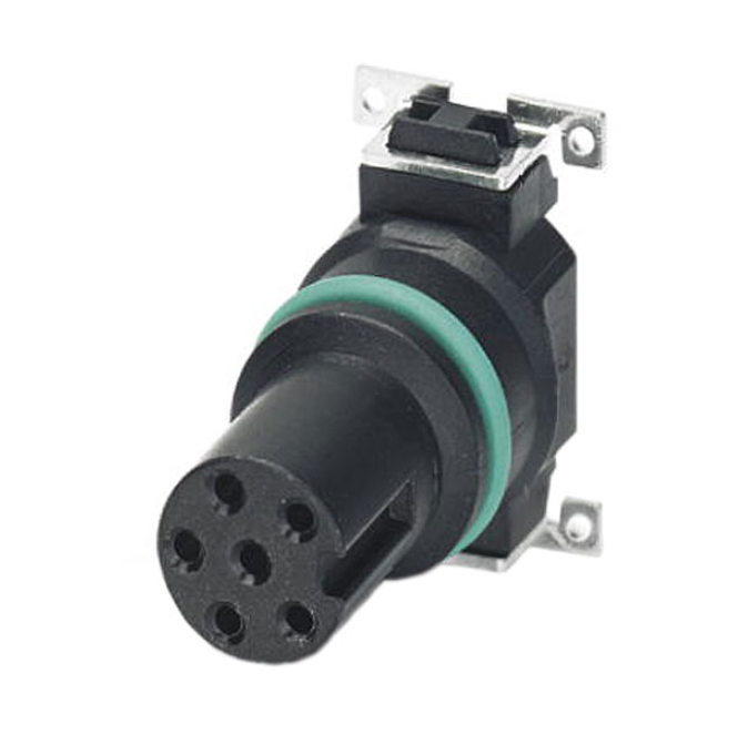1412253 Connector Circular 6 Position Solder, RoHs , SACC-CIP-M8FS-6PSMDR32