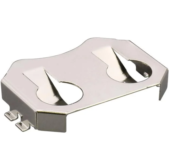 Pack of 27 BAT-HLD-001 Battery Retainer Coin, 20.0mm 1 Cell SMD (SMT) Tab, RoHs