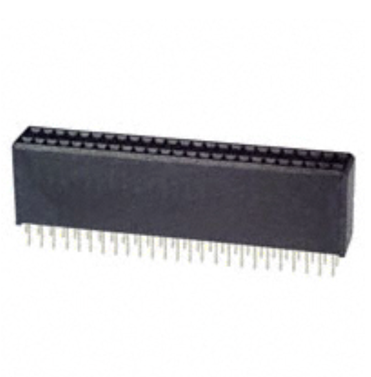 5-104078-5 Connector 50 Position Receptacle 0.050" (1.27mm) Through Hole Gold