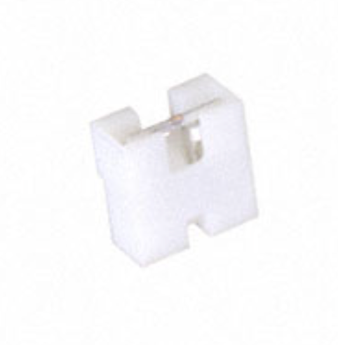 Pack of 20 68786-302LF Connector 2 (1 x 2) Position Shunt White Open Top 0.100" (2.54mm) Tin