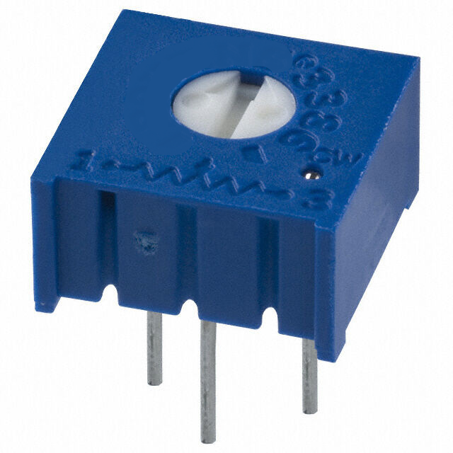 3386R-1-501 Trimmer 500 OHM 0.5W PC Pin Top