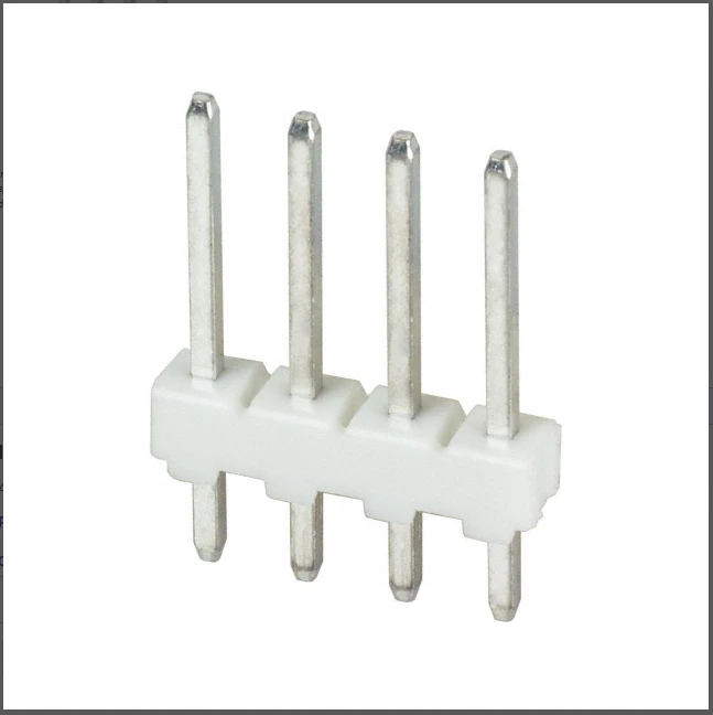Pack of 5   3-644456-4   Connector Header Through Hole 4 position 0.100" (2.54mm)