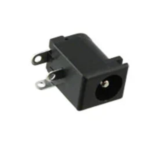 Pack of 6 PJ-002AH Power Barrel Connector Jack 2.10mm ID (0.083"), 5.50mm OD (0.217") Through Hole, Right Angle