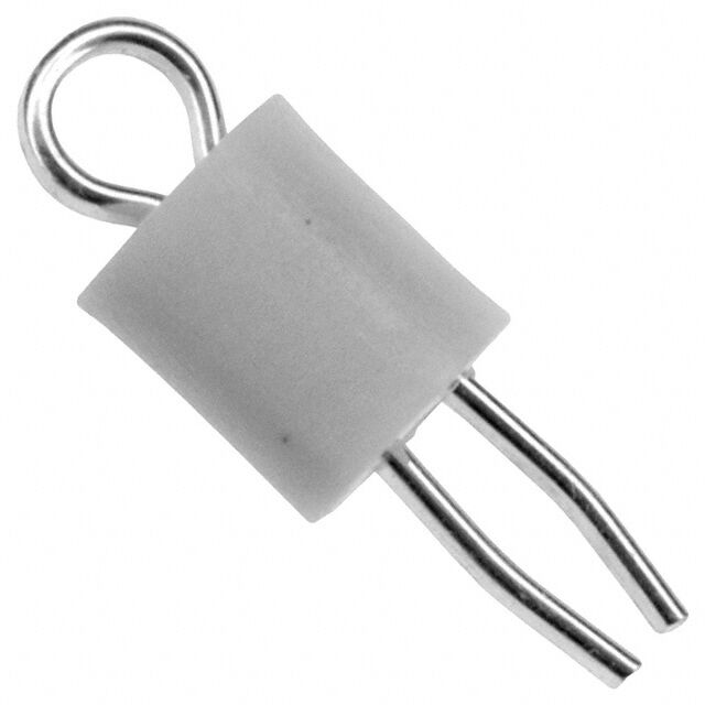 Pack of 5  5002  Test Point White PC, Miniature Phosphor Bronze Silver Plating Through Hole Mounting Type