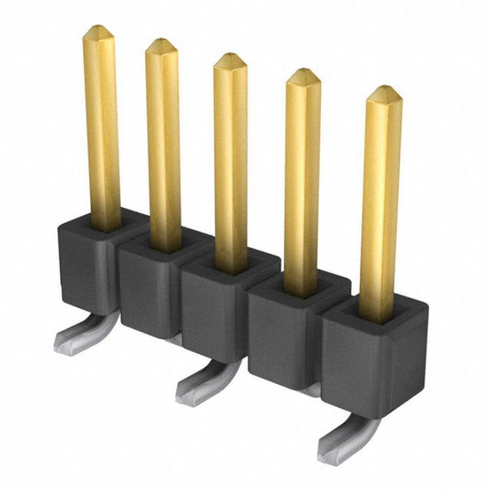 Pack of 10 TSM-105-01-F-SV-P Connector Header Surface Mount 5 position 0.100" (2.54mm)
