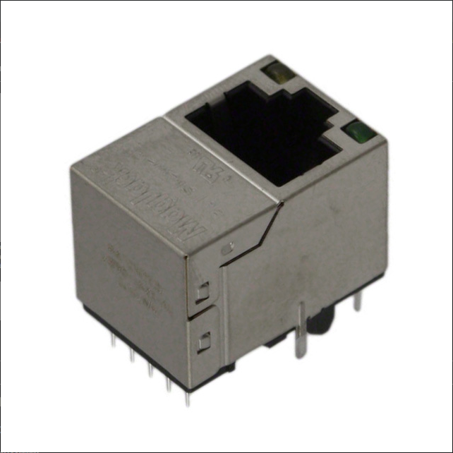 V890-1AX1-A1 Connector 1 Port RJ45 Through Hole 10/100/1000 Base-T, AutoMDIX