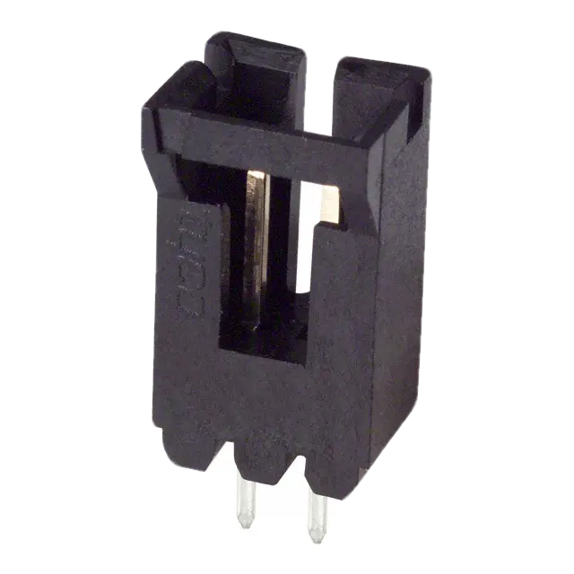Pack of 2  5-104363-1  CONNECTOR HEADER VERT 2POS 2.54MM :ROHS
