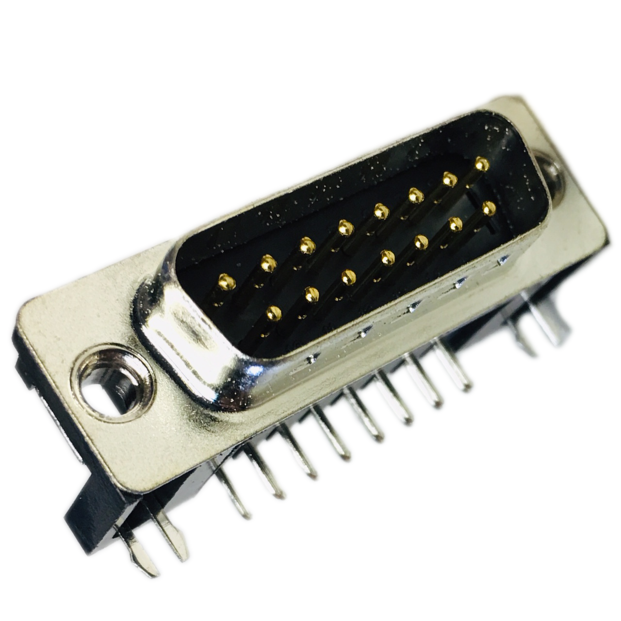 K22-A15P-NT Connector D-Subminiature PIN 15 POS 2.77mm Solder RA Thru-Hole 15 Terminal 1 Port