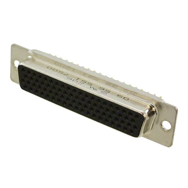 09565517500   CONNECTOR D-SUB HD RCPT 78P VERT SLDR :ROHS