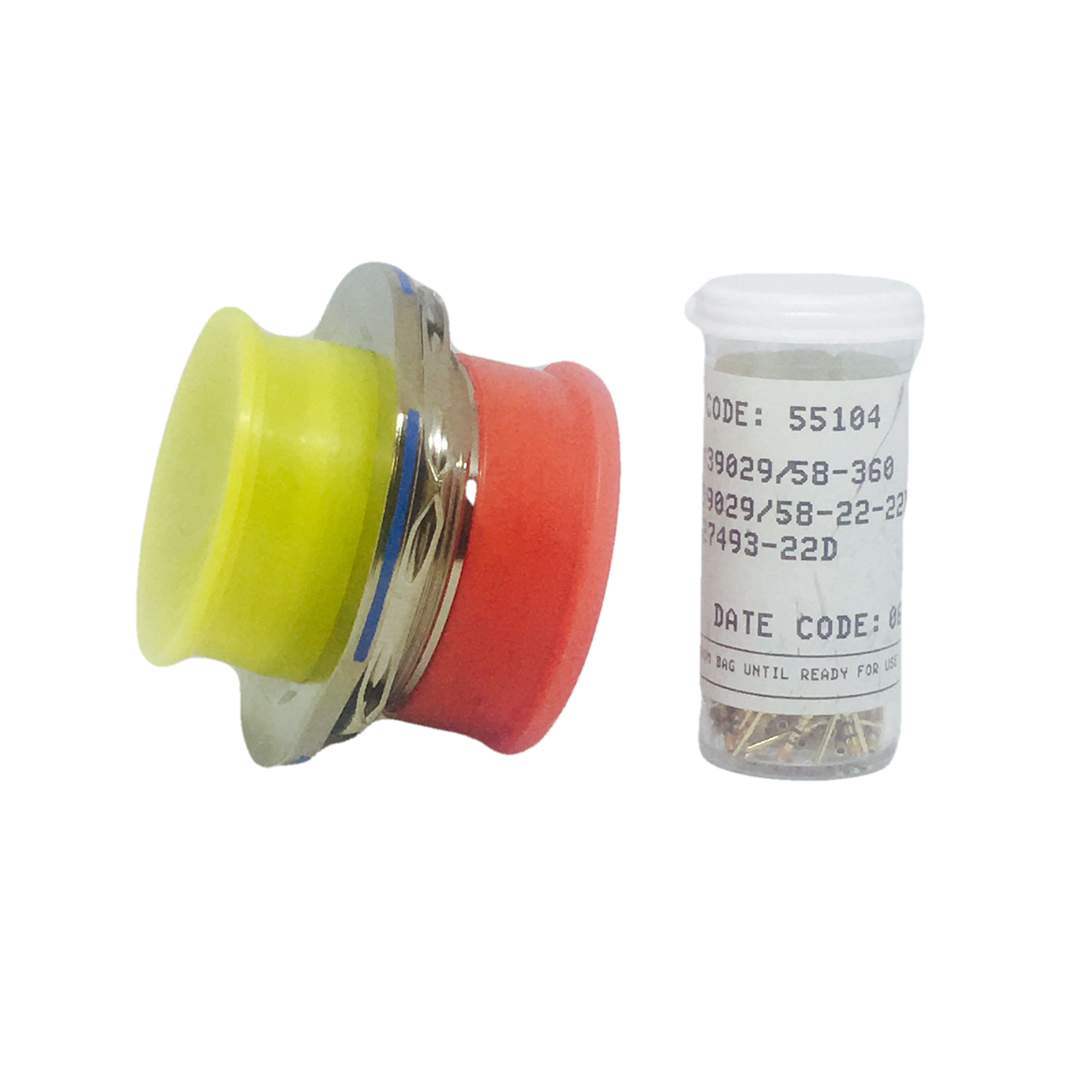 D3899924FJ35PB  Conn Subminiature Cylindrical PIN 128 POS Crimp ST Jam Nut 128 Terminal 1 Port