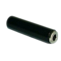 521SB   Phone Jack, Black, Stereo In Line  1/4"