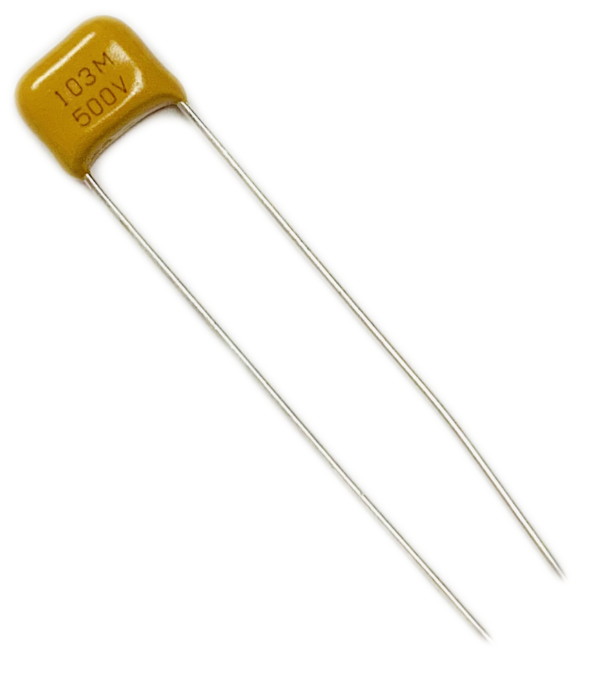 Pack of 10  2520B103M501LE Novacap Capacitor Cer 0.01PF 20% 500V Radial X7R 7.1MM 125C